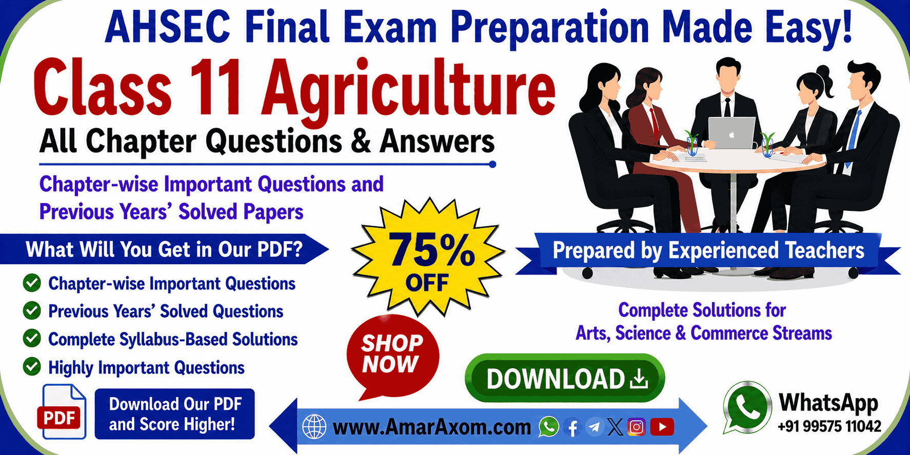 Class 11 Agriculture Solutions English Medium