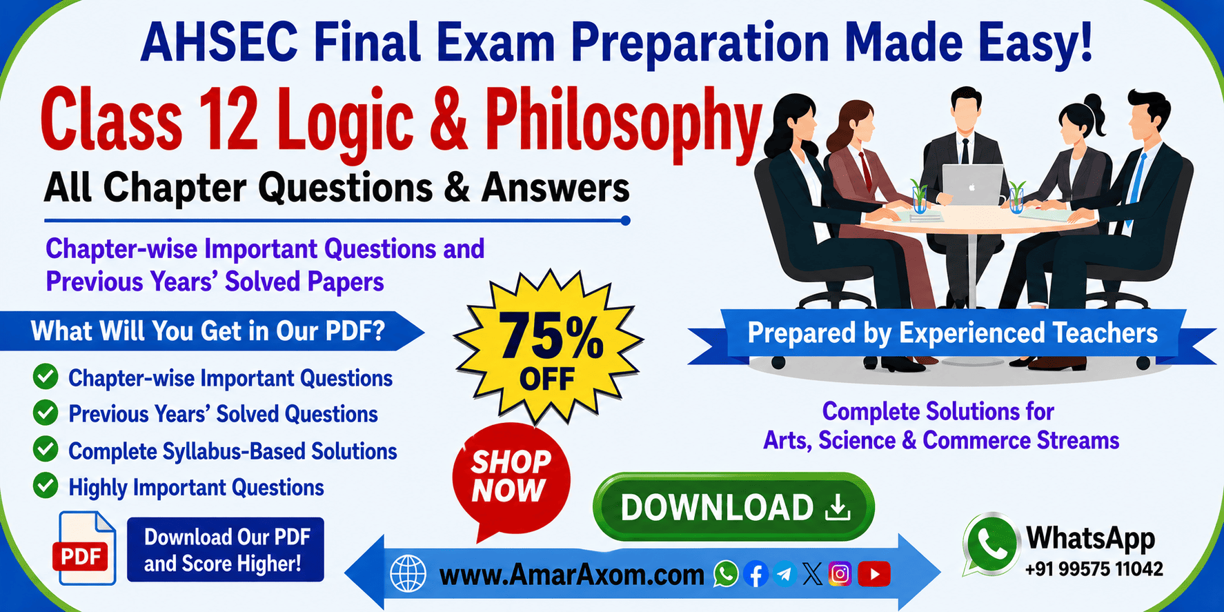 Class 12 Logic & Philosophy Solutions English Medium