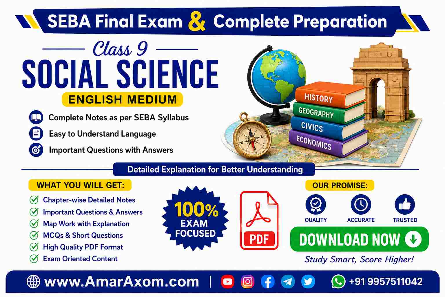 SEBA Class 9 Social Science Solutions English Medium